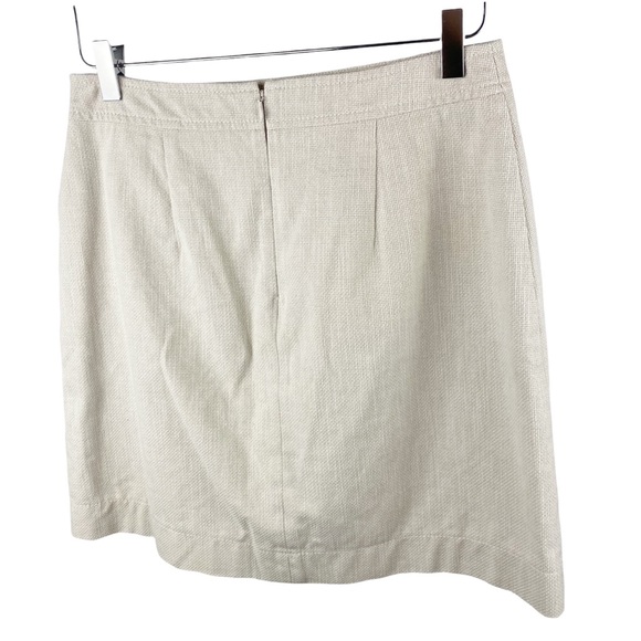 Ann Taylor Petite Tan Button Pencil Skirt Work Casual 6P - Picture 5 of 9